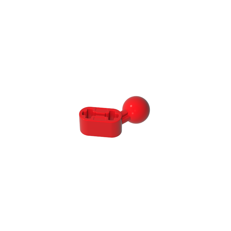 50923 | Technical Beam Modified Ball Joint Angled 1 x 2