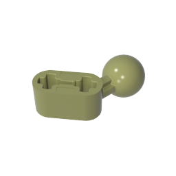 50923 | Technical Beam Modified Ball Joint Angled 1 x 2
