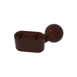 50923 | Technical Beam Modified Ball Joint Angled 1 x 2