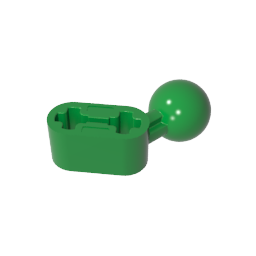 50923 | Technical Beam Modified Ball Joint Angled 1 x 2