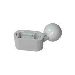 50923 | Technical Beam Modified Ball Joint Angled 1 x 2