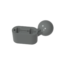 50923 | Technical Beam Modified Ball Joint Angled 1 x 2