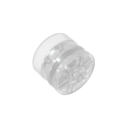 55982 | Wheel 18mm D. x 14mm with Axle Hole, Fake Bolts and Shallow Spokes