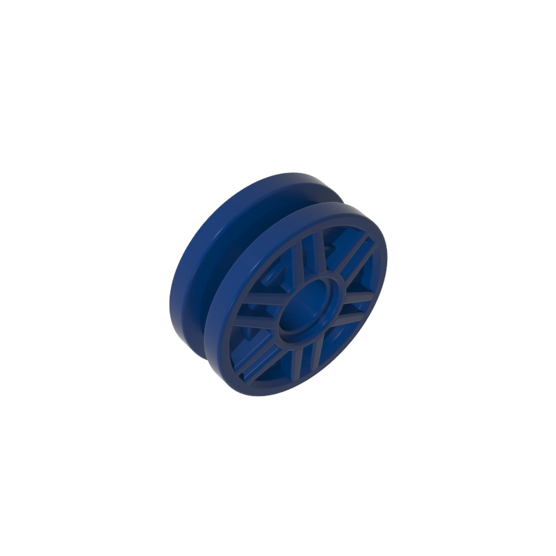 13971 | Wheel 18mm D. x 8mm with Fake Bolts and Deep Spokes with Inner RingWh
