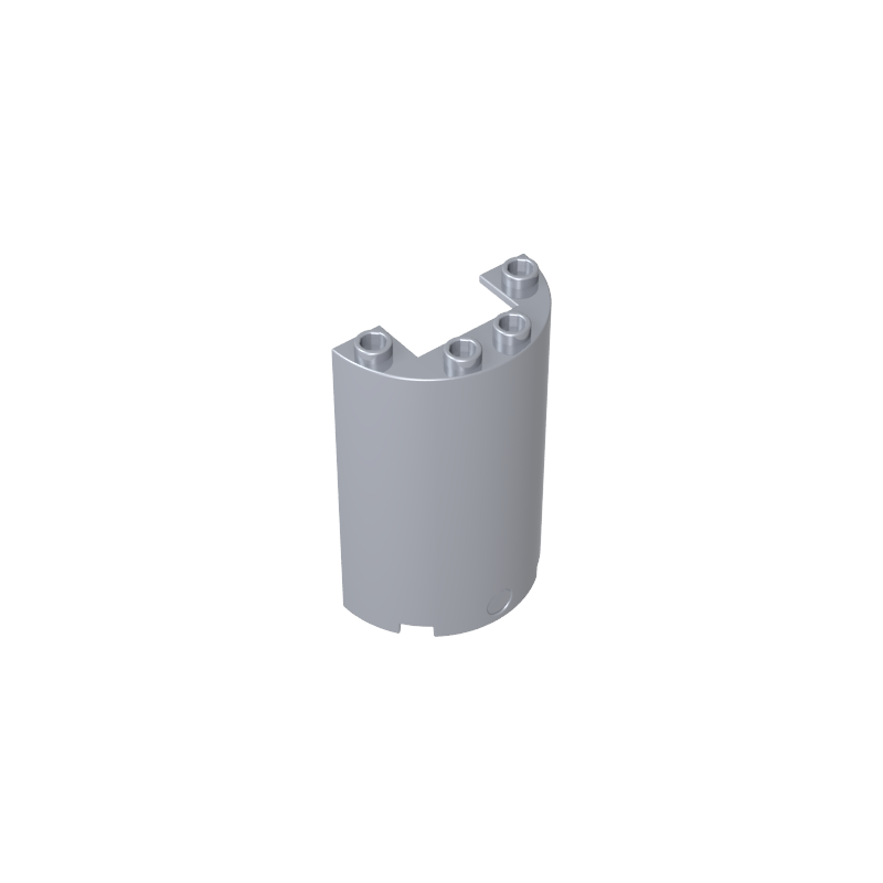85941 | Cylinder Half 2 x 4 x 5 with 1 x 2 Cutout