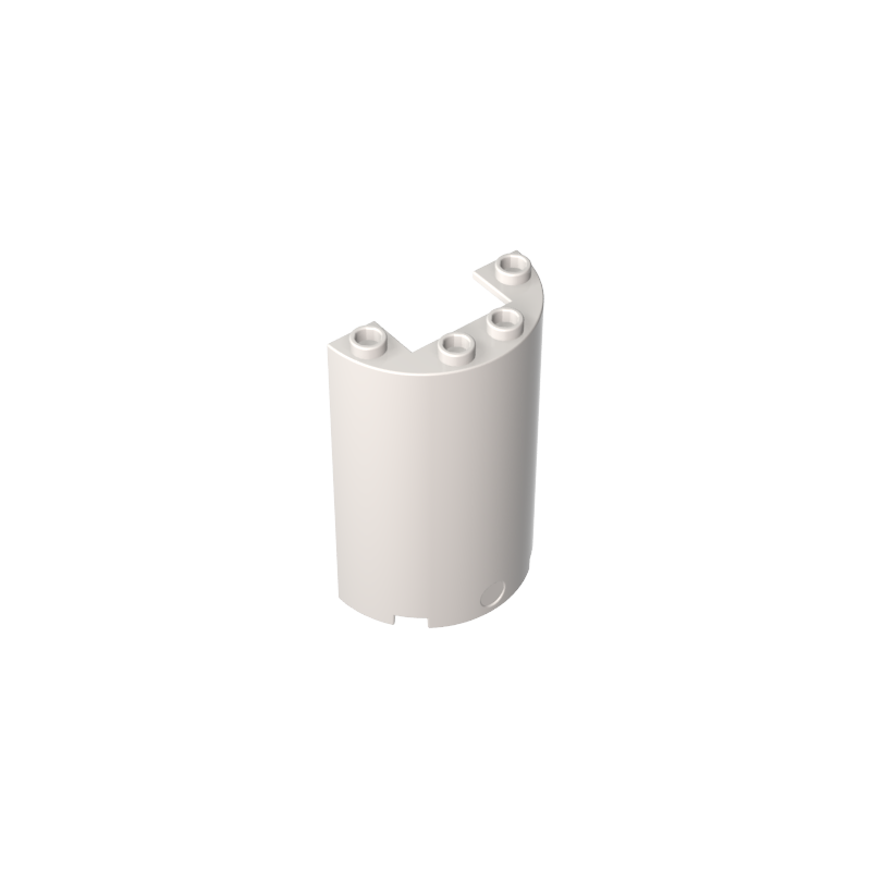 85941 | Cylinder Half 2 x 4 x 5 with 1 x 2 Cutout