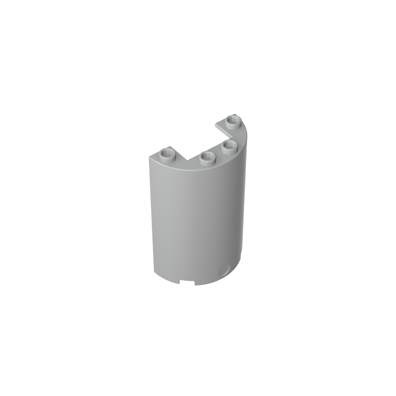 85941 | Cylinder Half 2 x 4 x 5 with 1 x 2 Cutout