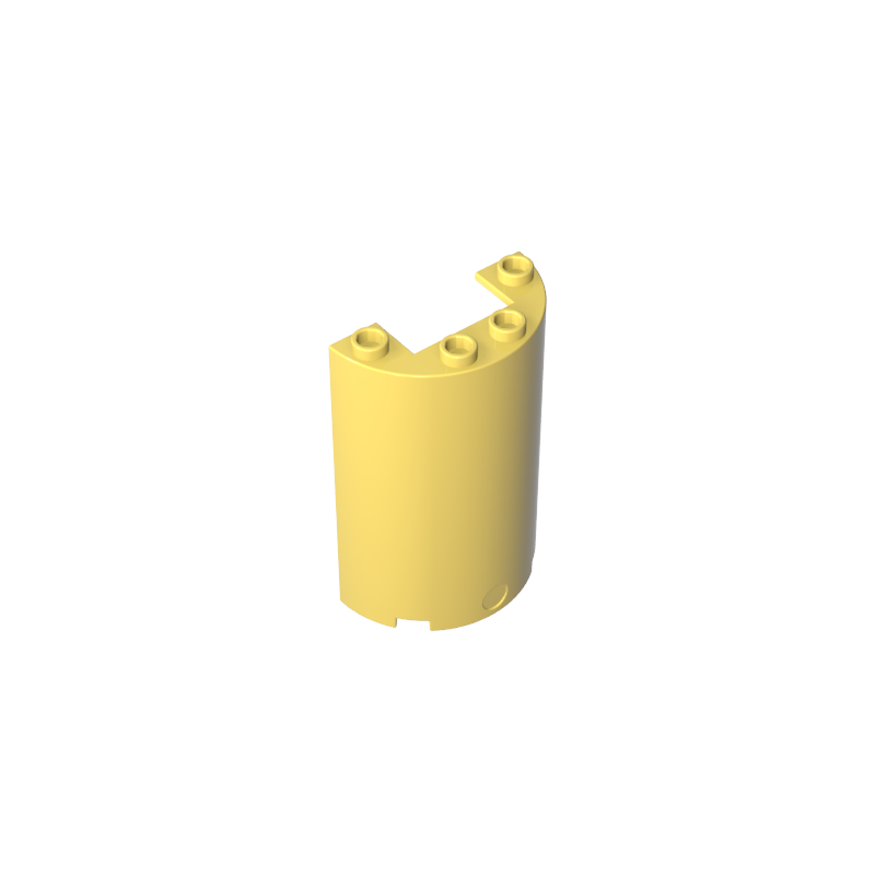 85941 | Cylinder Half 2 x 4 x 5 with 1 x 2 Cutout