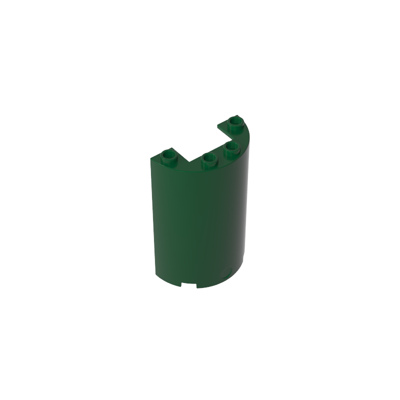 85941 | Cylinder Half 2 x 4 x 5 with 1 x 2 Cutout