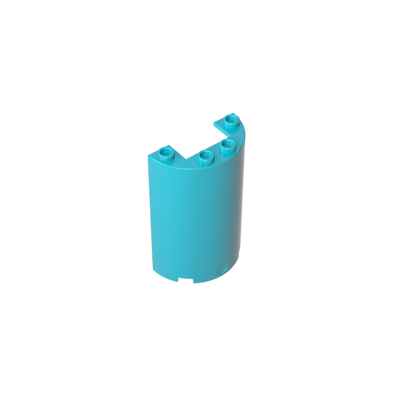 85941 | Cylinder Half 2 x 4 x 5 with 1 x 2 Cutout