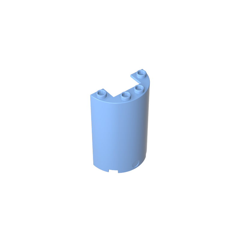 85941 | Cylinder Half 2 x 4 x 5 with 1 x 2 Cutout
