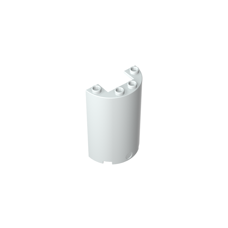 85941 | Cylinder Half 2 x 4 x 5 with 1 x 2 Cutout