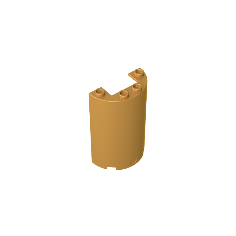 85941 | Cylinder Half 2 x 4 x 5 with 1 x 2 Cutout