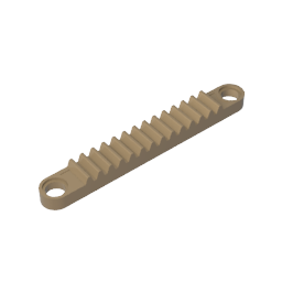 6630 | Technical Gear Rack 1 x 8 with Holes
