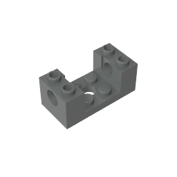 18975 | Technical Brick 2 x 4 x 1 1/3 with Pin Holes and 2 x 2 Cutout