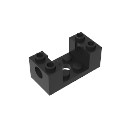 18975 | Technical Brick 2 x 4 x 1 1/3 with Pin Holes and 2 x 2 Cutout
