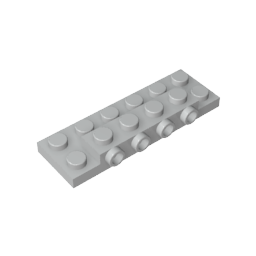 87609 | Plate, Modified 2 x 6 x 2/3 with 4 Studs on Side