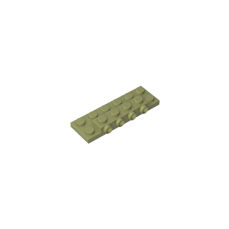 87609 | Plate, Modified 2 x 6 x 2/3 with 4 Studs on Side