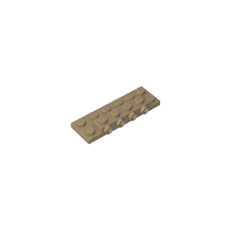 87609 | Plate, Modified 2 x 6 x 2/3 with 4 Studs on Side
