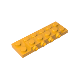 87609 | Plate, Modified 2 x 6 x 2/3 with 4 Studs on Side