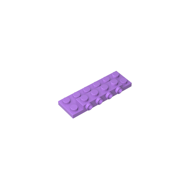 87609 | Plate, Modified 2 x 6 x 2/3 with 4 Studs on Side