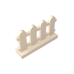 33303 | Fence 1 x 4 x 2 Paled (Picket)