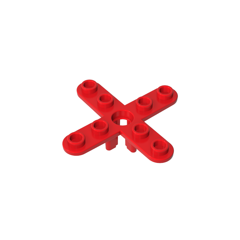 2479 | Propeller 4 Blade 5 Diameter with Rounded Ends and Open Hub