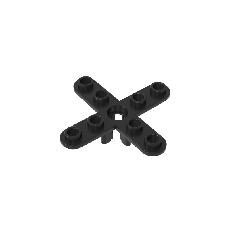 2479 | Propeller 4 Blade 5 Diameter with Rounded Ends and Open Hub