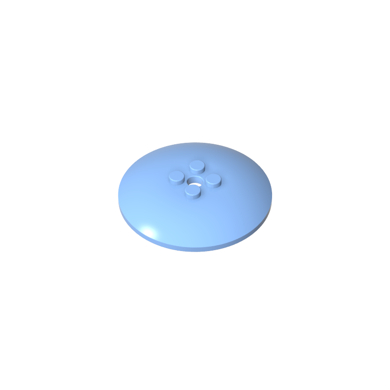 44375b | Dish 6 x 6 Inverted (Radar) - Solid Studs