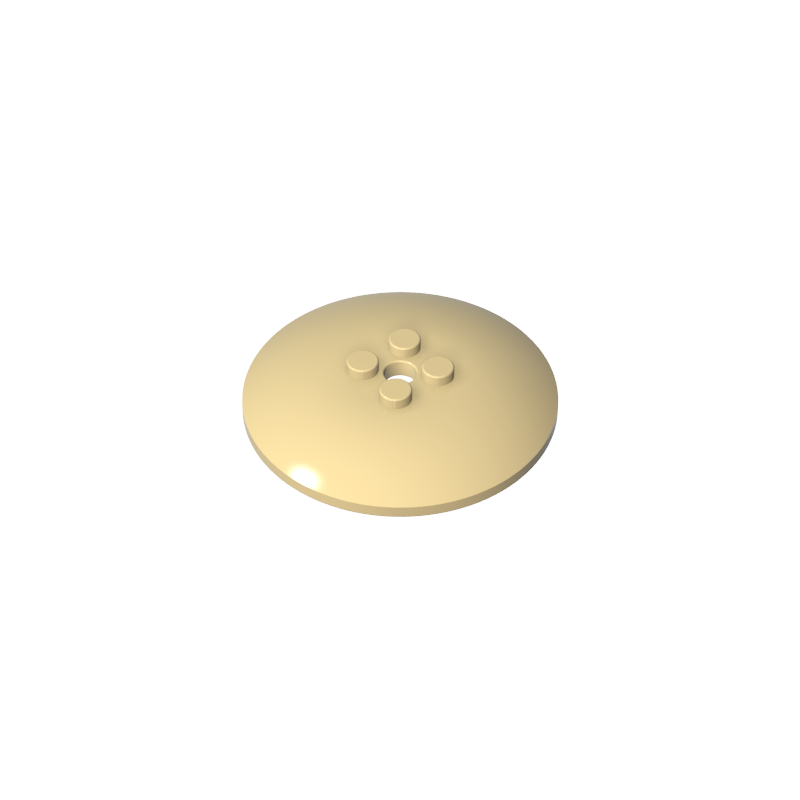 44375b | Dish 6 x 6 Inverted (Radar) - Solid Studs