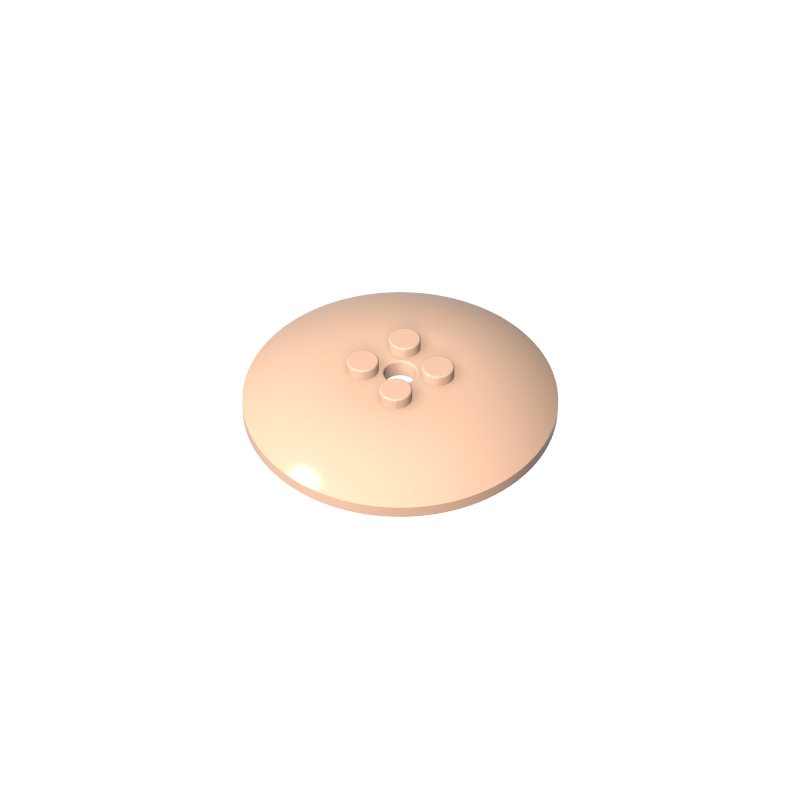 44375b | Dish 6 x 6 Inverted (Radar) - Solid Studs