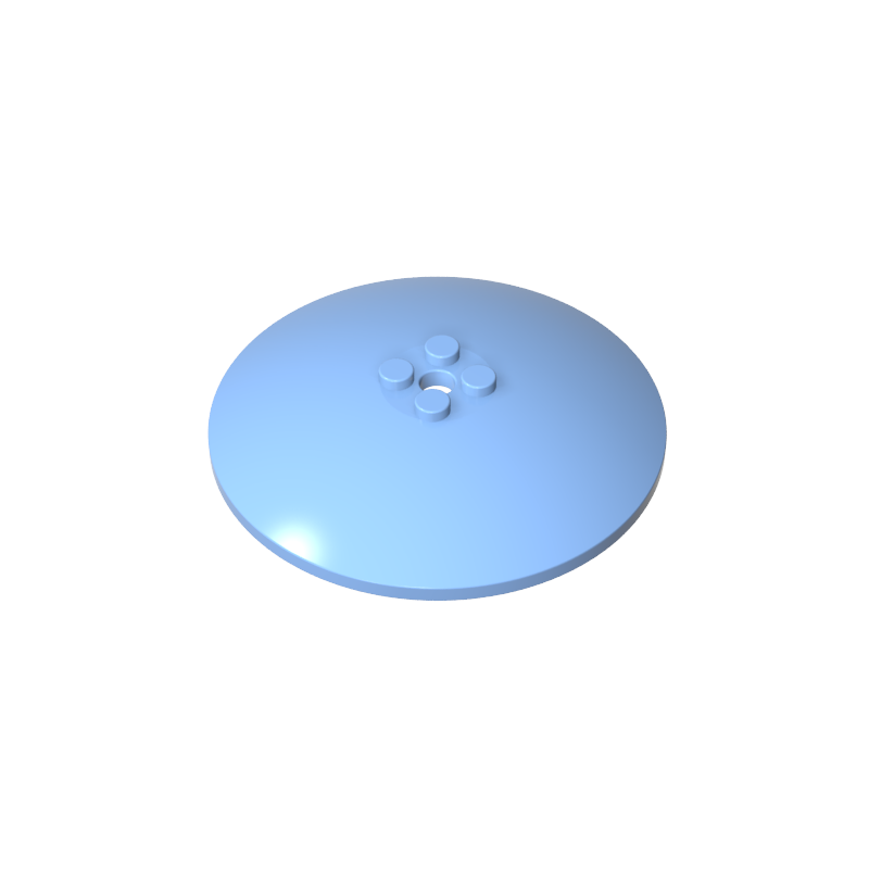 3961 | Dish 8 x 8 Inverted (Radar) - Solid Studs
