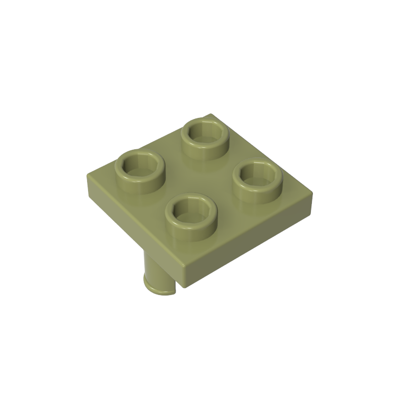15092 | Plate, Modified 2 x 2 with Pins on Bottom