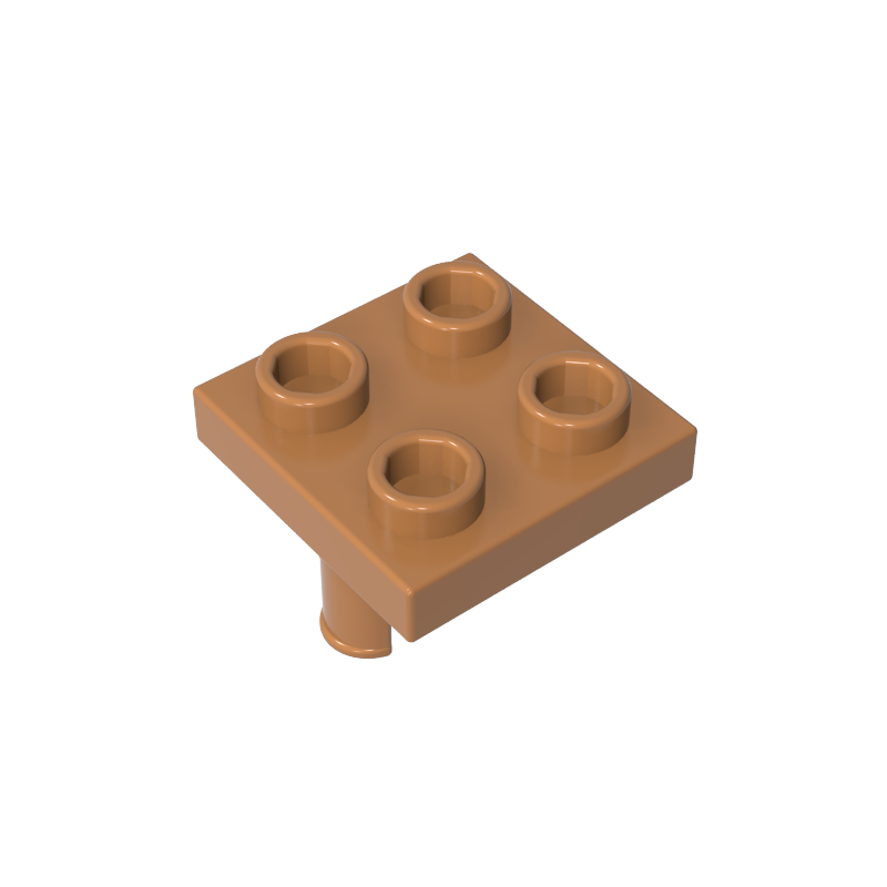 15092 | Plate, Modified 2 x 2 with Pins on Bottom