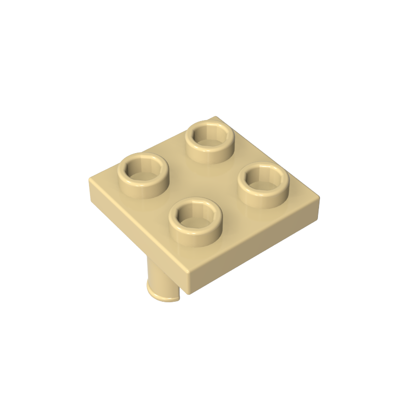 15092 | Plate, Modified 2 x 2 with Pins on Bottom