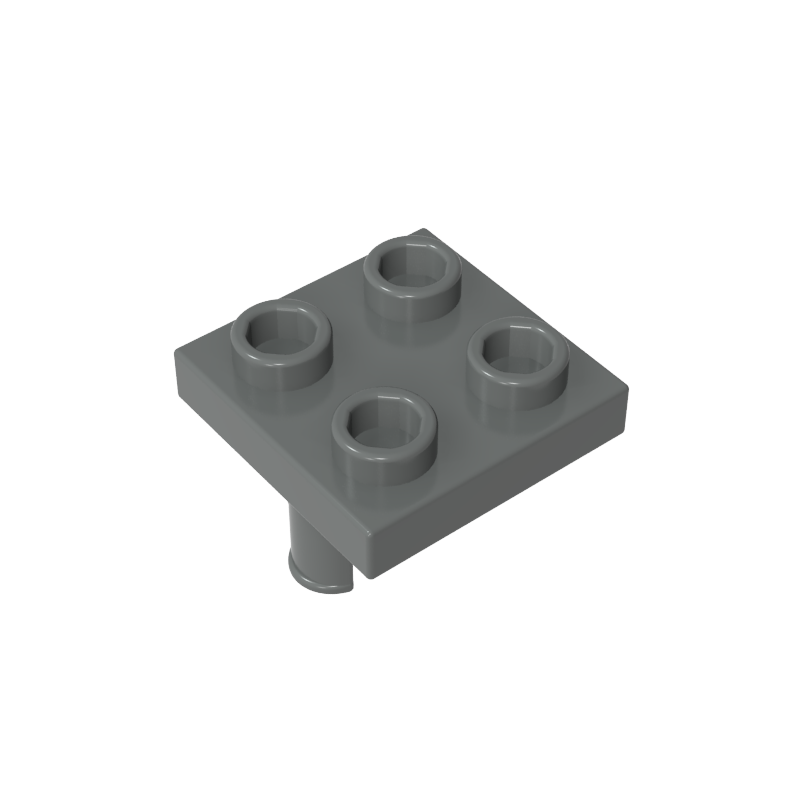 15092 | Plate, Modified 2 x 2 with Pins on Bottom