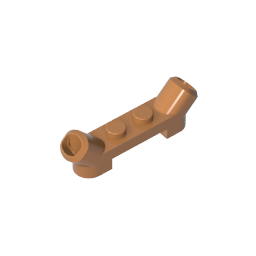 61072 | Plate, Modified 1 x 4 with Angled Tubes