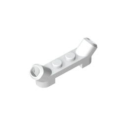 61072 | Plate, Modified 1 x 4 with Angled Tubes