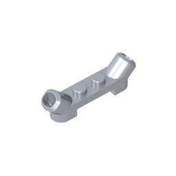 61072 | Plate, Modified 1 x 4 with Angled Tubes