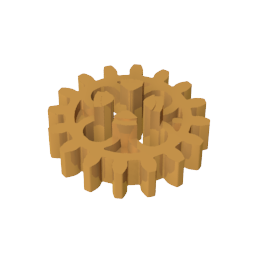 4019 | Technical Gear 16 Tooth - Axle Hole with Open Sides