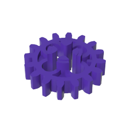 4019 | Technical Gear 16 Tooth - Axle Hole with Open Sides