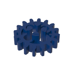 4019 | Technical Gear 16 Tooth - Axle Hole with Open Sides