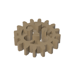 4019 | Technical Gear 16 Tooth - Axle Hole with Open Sides