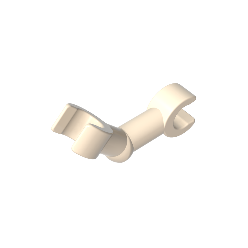 93061 | Arm Skeleton, Bent with Clips at 90 degrees (Vertical Grip)