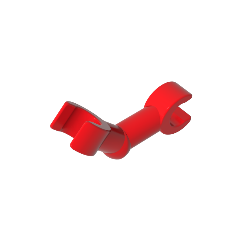 93061 | Arm Skeleton, Bent with Clips at 90 degrees (Vertical Grip)