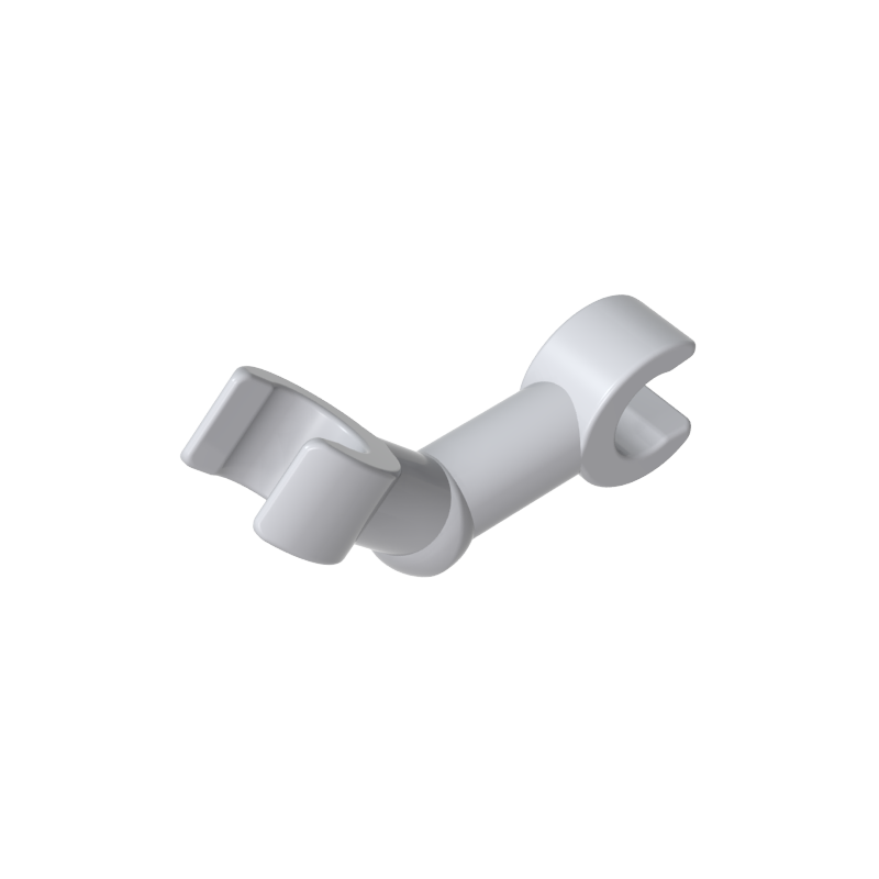 93061 | Arm Skeleton, Bent with Clips at 90 degrees (Vertical Grip)