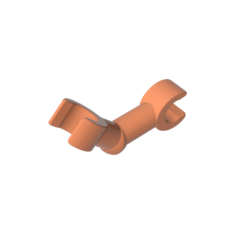93061 | Arm Skeleton, Bent with Clips at 90 degrees (Vertical Grip)