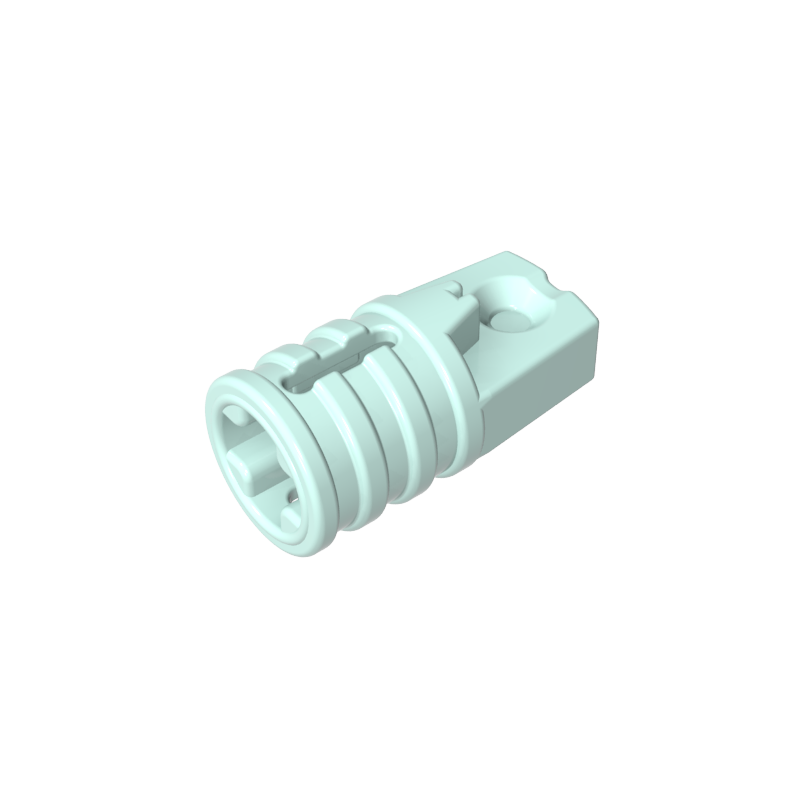 30552 | Hinge Cylinder 1 x 2 Locking with 1 Finger and Axle Hole on Ends with Slots