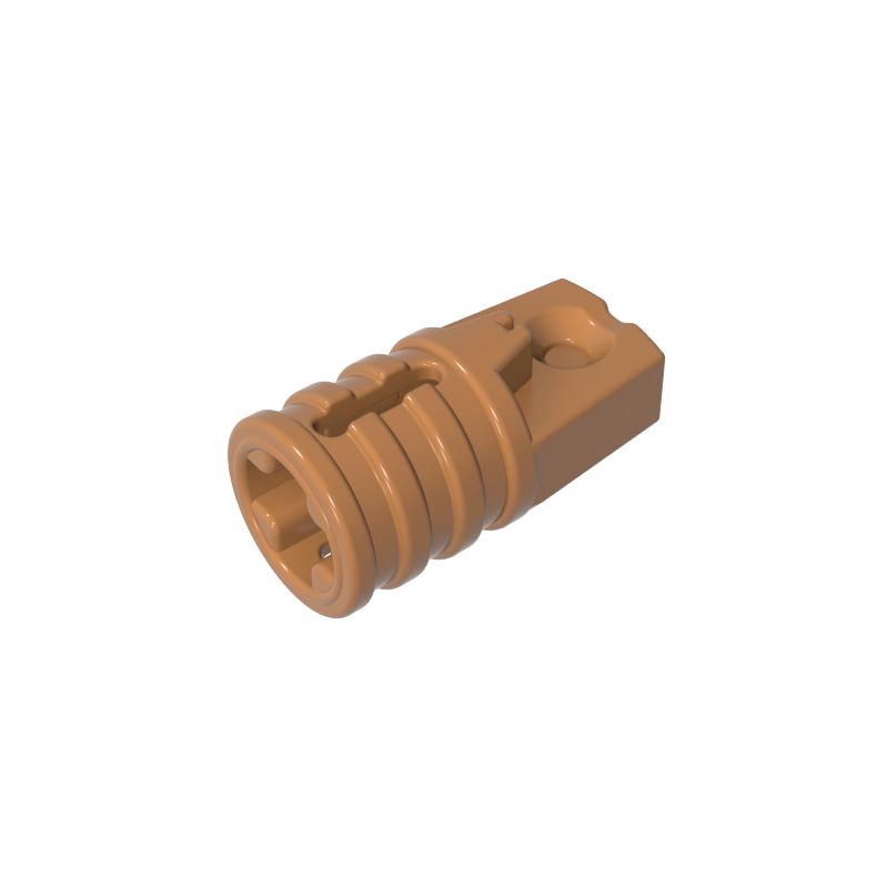 30552 | Hinge Cylinder 1 x 2 Locking with 1 Finger and Axle Hole on Ends with Slots