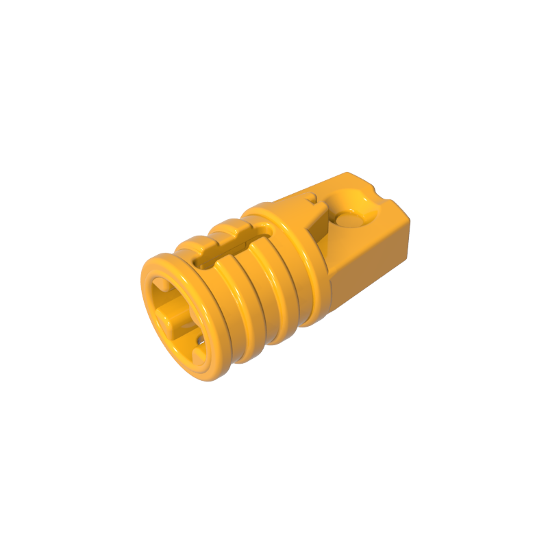 30552 | Hinge Cylinder 1 x 2 Locking with 1 Finger and Axle Hole on Ends with Slots